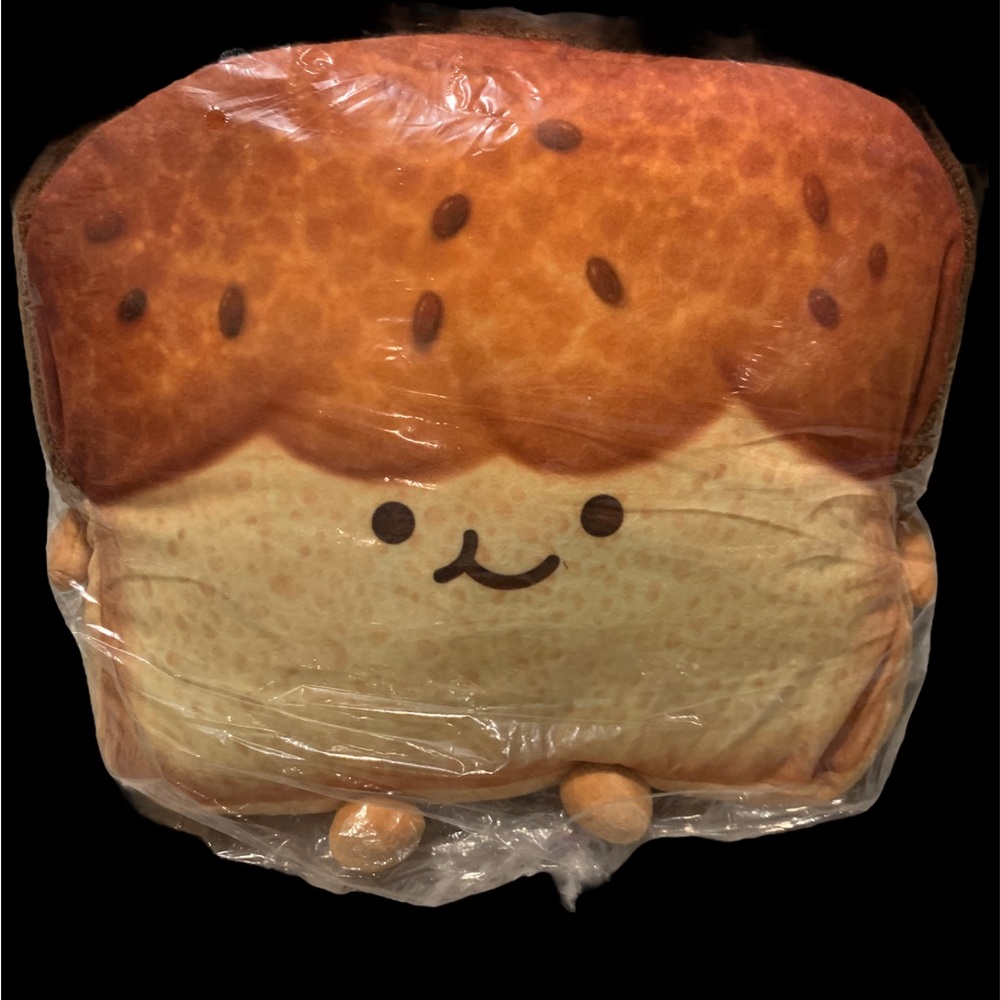 New ⭐️Only Sold in Japan Kawaii Smiling Toast with Red Bean Jelly BIG Plushie